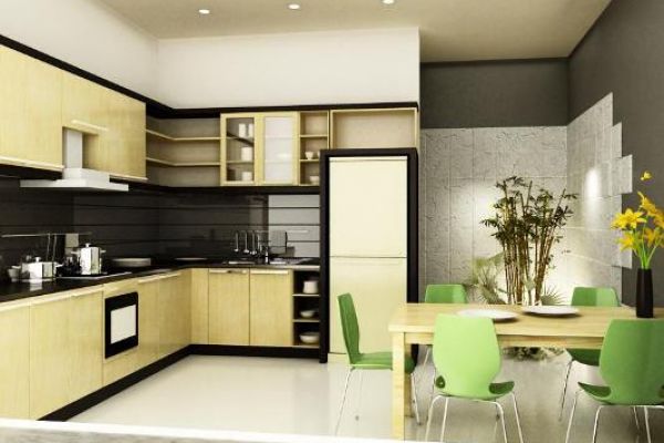 Thiết kế nhà bếp tránh xung khắc thủy và hỏa trong phong thủy