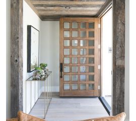 Cửa Nhôm Kính Vân Gỗ 2