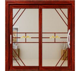 Cửa Nhôm Kính Vân Gỗ 7